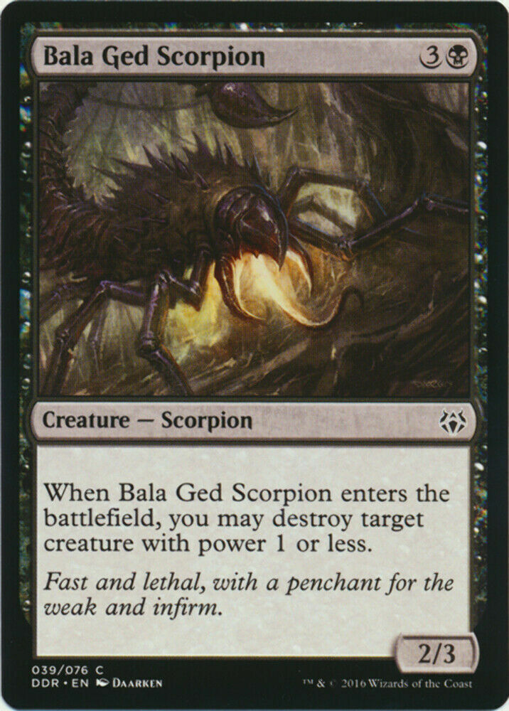 Bala Ged Scorpion Duel Decks: Nissa vs Ob Nixilis - MTG