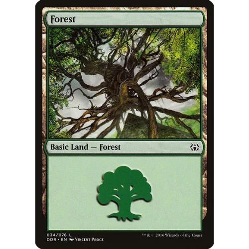 Forest (34) Duel Decks: Nissa vs Ob Nixilis - MTG