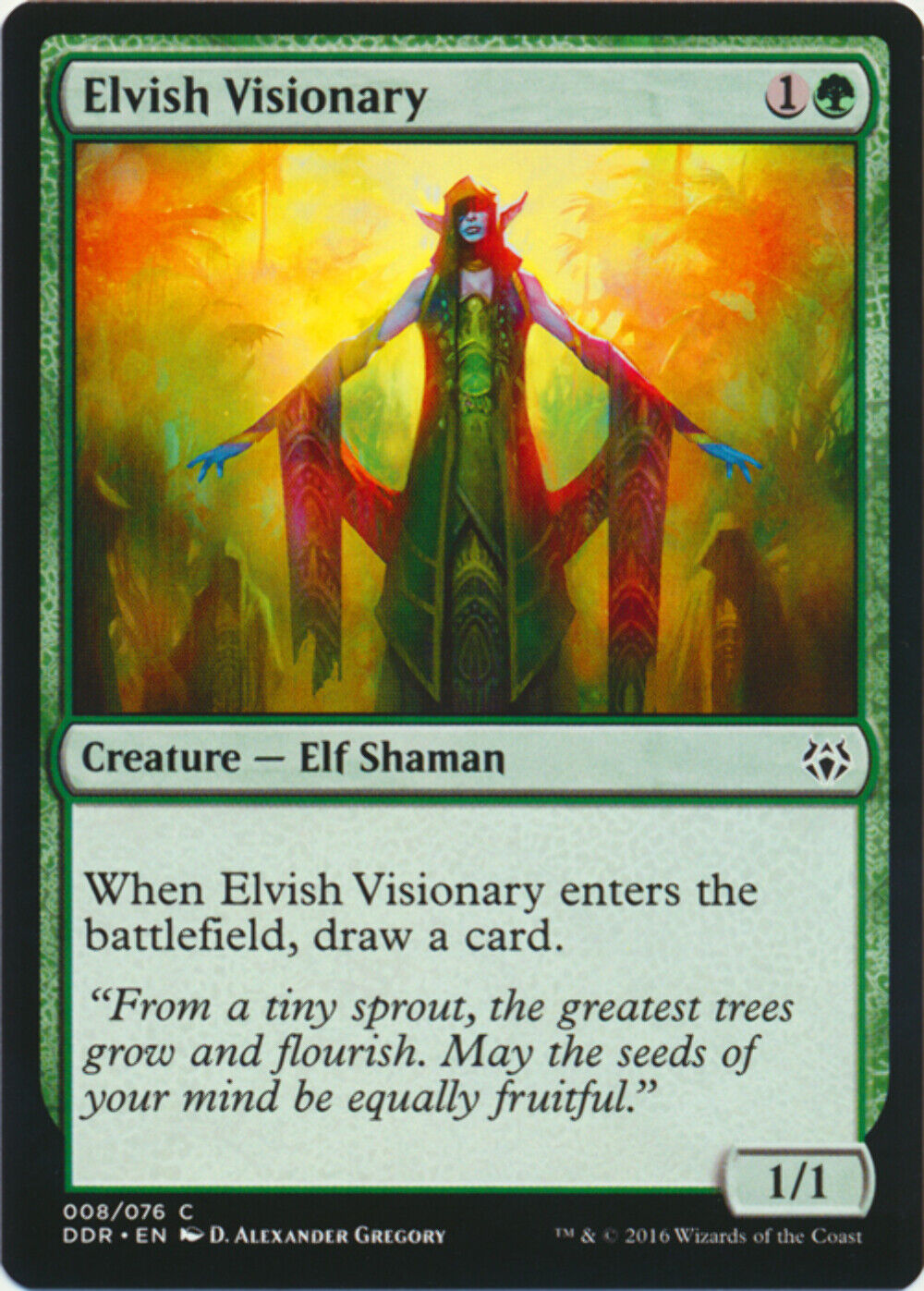 Elvish Visionary Duel Decks: Nissa vs Ob Nixilis - MTG