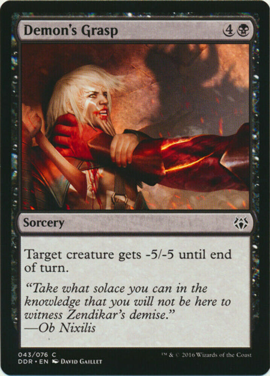 Demon's Grasp Duel Decks: Nissa vs Ob Nixilis - MTG