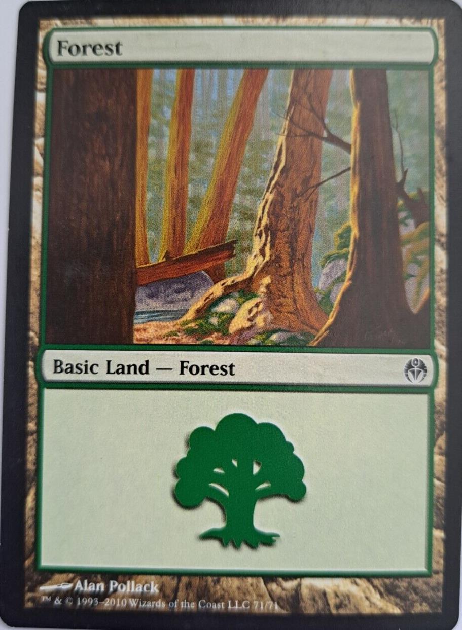 Forest (71) - Duel Decks: Phyrexia Vs The Coalition - MTG
