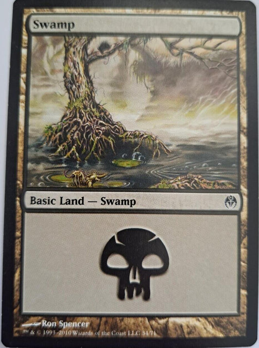 Swamp (34) - Duel Decks: Phyrexia Vs The Coalition - MTG