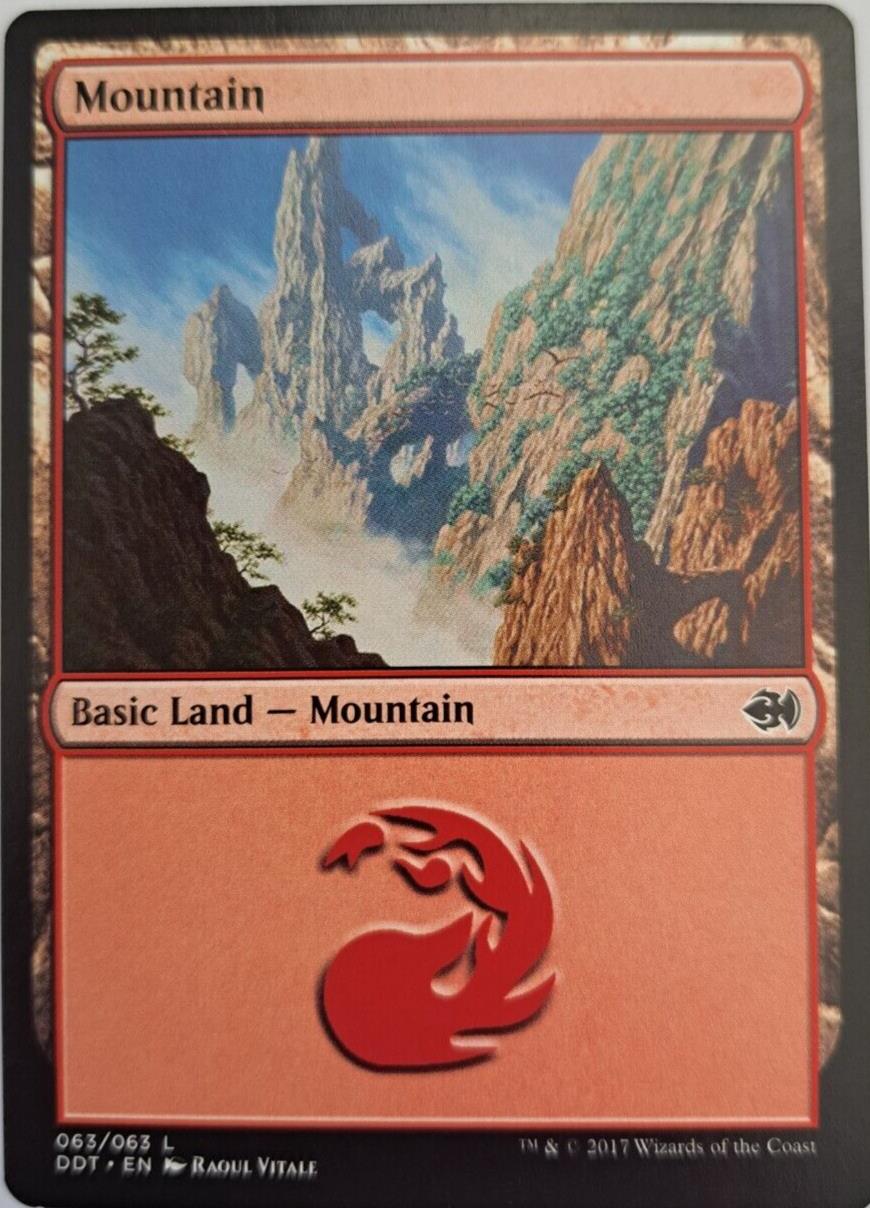 Mountain (063) - Duel Decks: Merfolk Vs Goblins - MTG