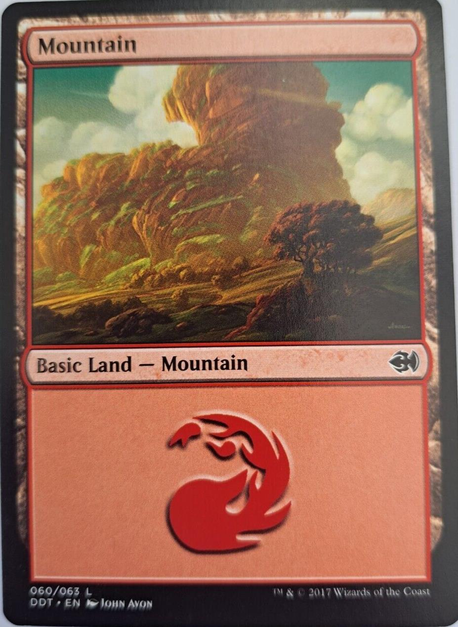 Mountain (060) - Duel Decks: Merfolk Vs Goblins - MTG