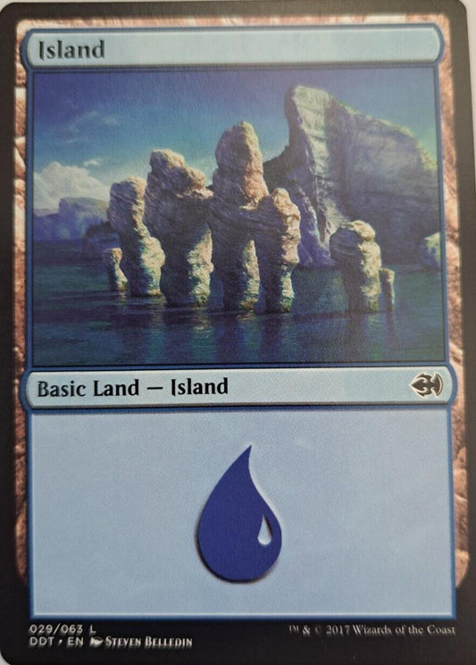 Island (029) - Duel Decks: Merfolk Vs Goblins - MTG