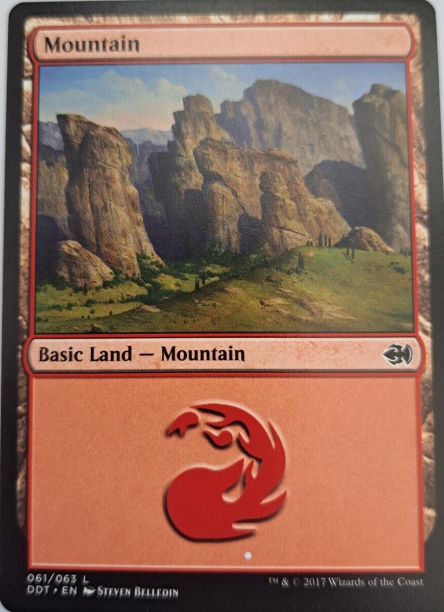Mountain (061) - Duel Decks: Merfolk Vs Goblins - MTG