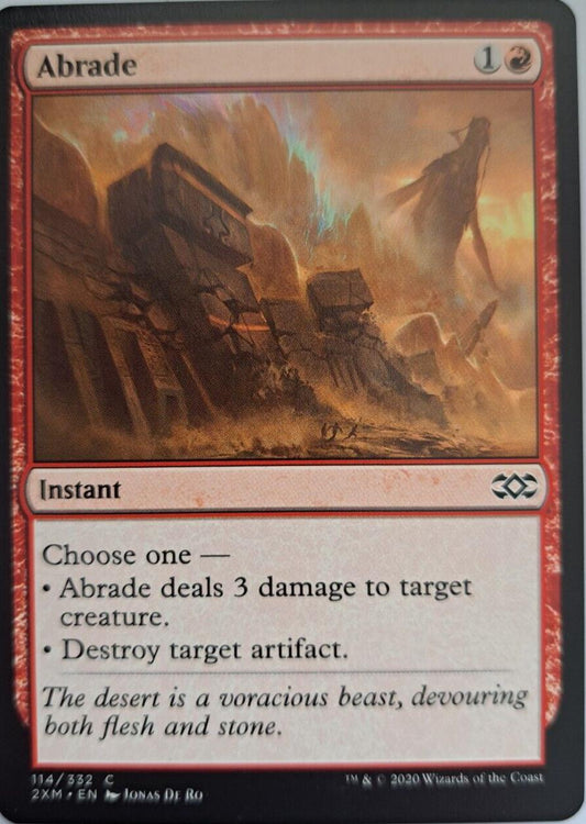 Abrade - Double Masters - MTG