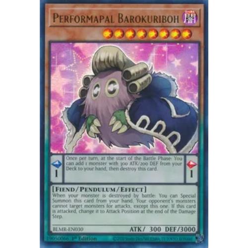 Performapal Barokuriboh - BLMR-EN030 - Ultra Rare - 1st Edition - YuGiOh