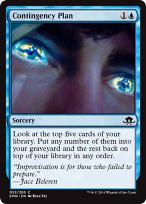 Contingency Plan Eldritch moon - MTG