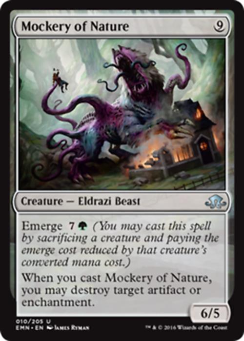 Mockery of Nature Eldritch moon - MTG