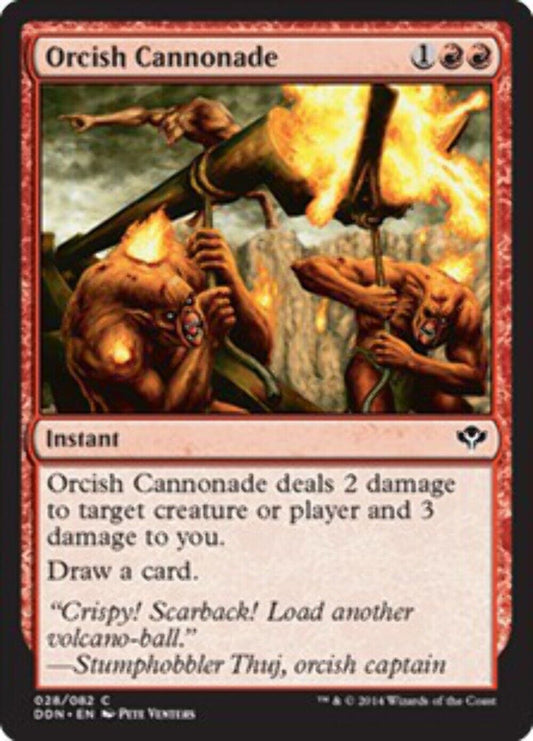 Orcish Cannonade Duel Decks: Speed vs Cunning - MTG