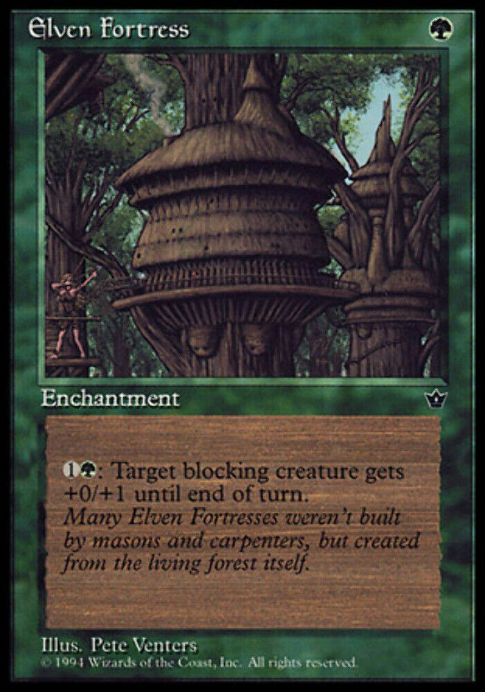 Elven Fortress (Venters) Fallen Empires - MTG