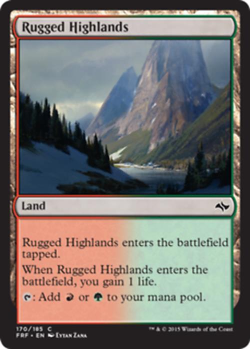 Rugged Highlands Fate Reforged - MTG
