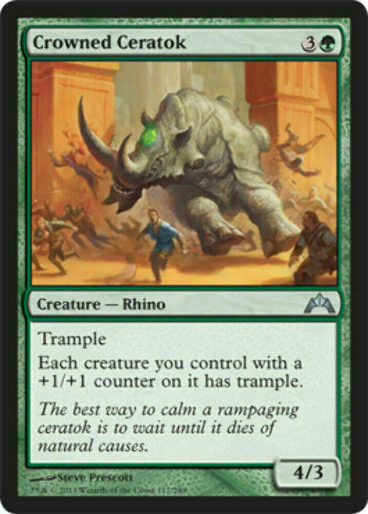 Crowned Ceratok Gatecrash - MTG