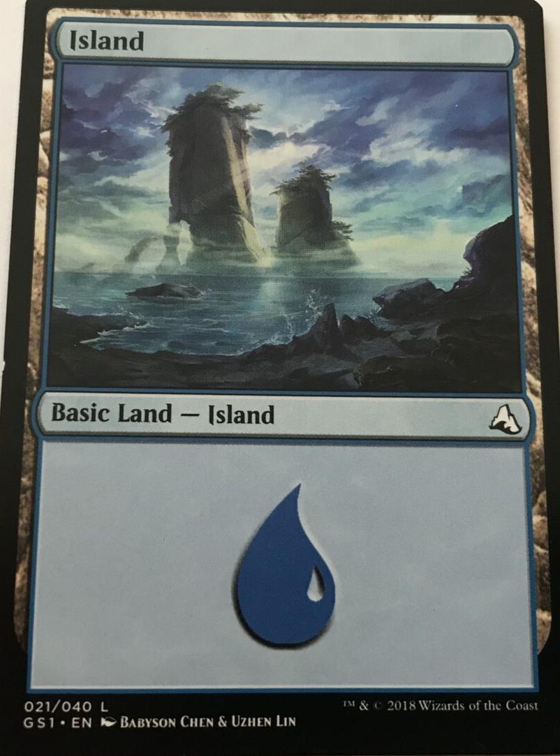 Island 21/40 - Global series: Jiang Yanggu And Mu Janling - MTG