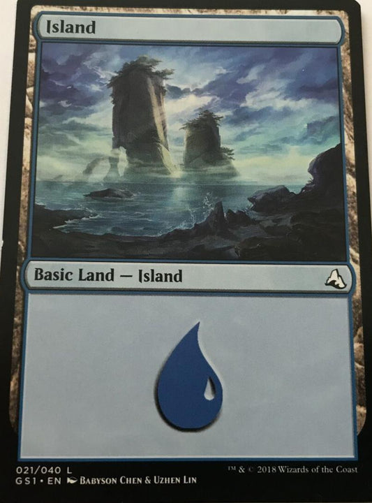 Island 21/40 - Global series: Jiang Yanggu And Mu Janling - MTG