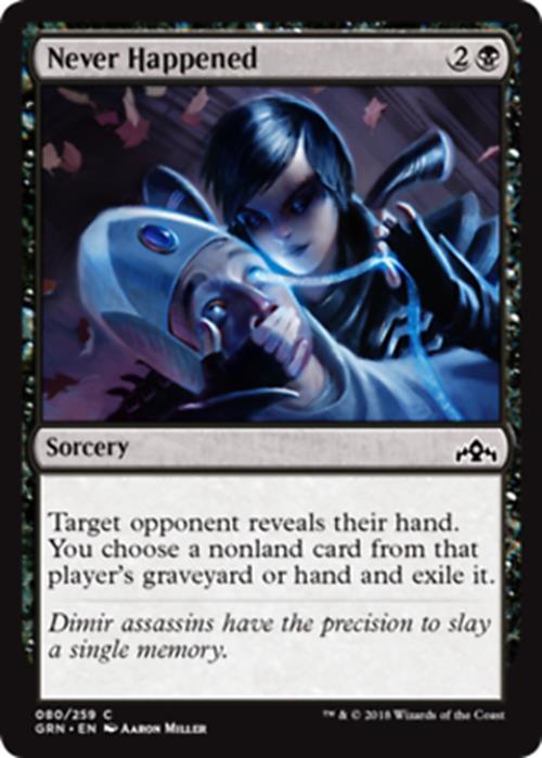 Never Happened Guilds of Ravnica - MTG