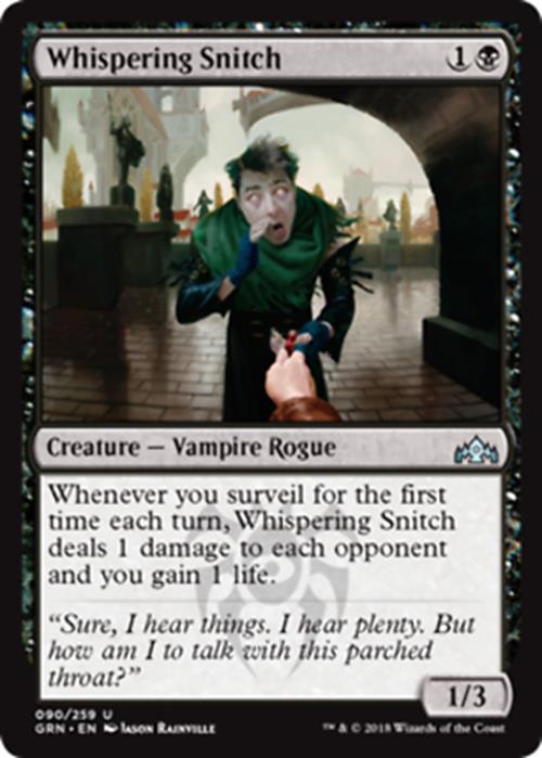 Whispering Snitch Guilds of Ravnica - MTG
