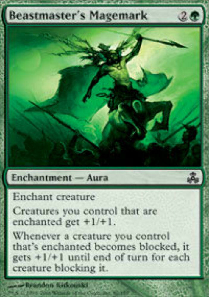 Beastmaster's Magemark - Guildpact - MTG