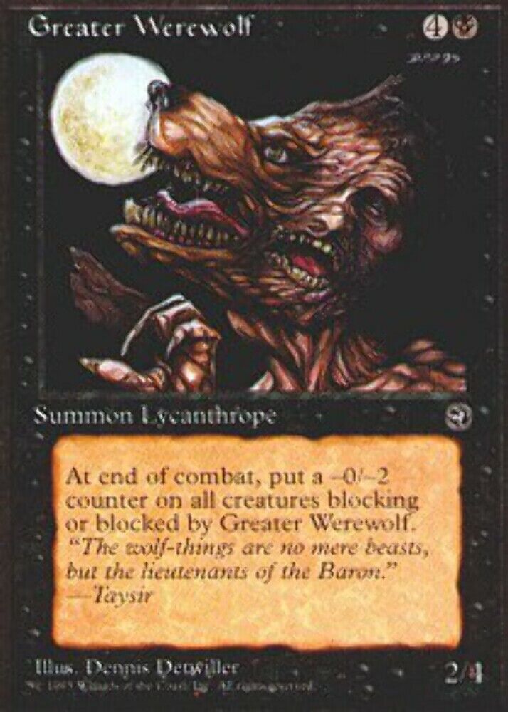 Greater Werewolf Homelands - MTG