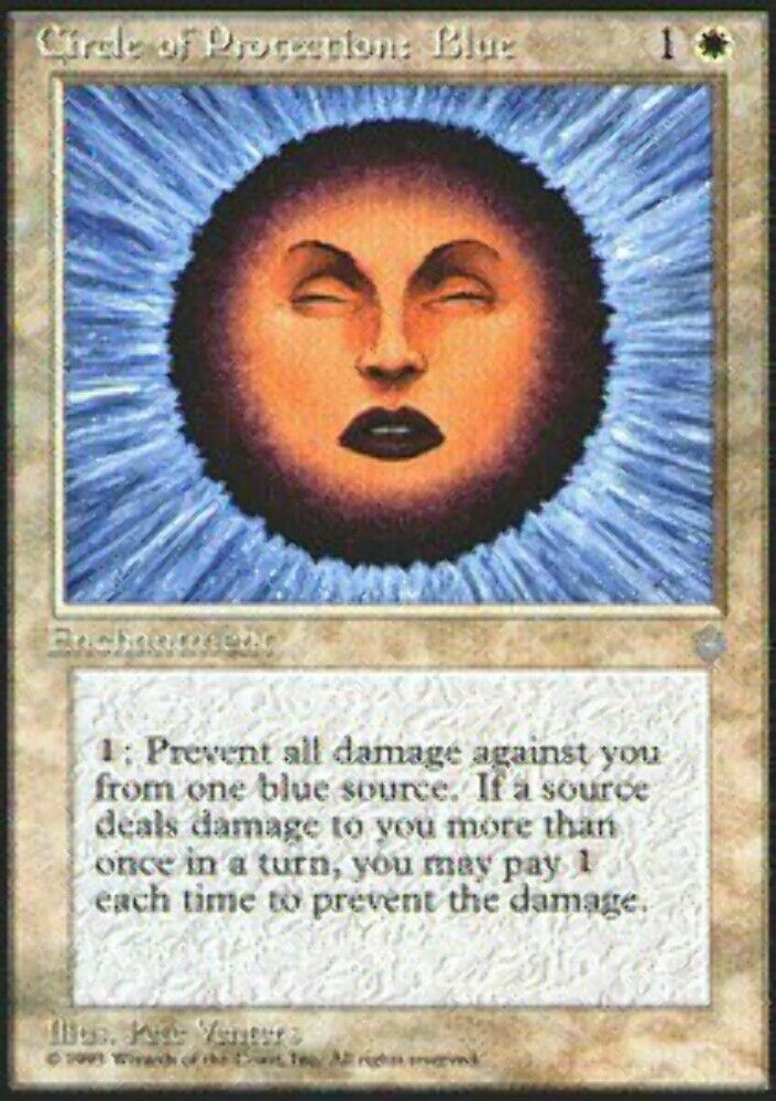 Circle of Protection: Blue Ice Age - MTG