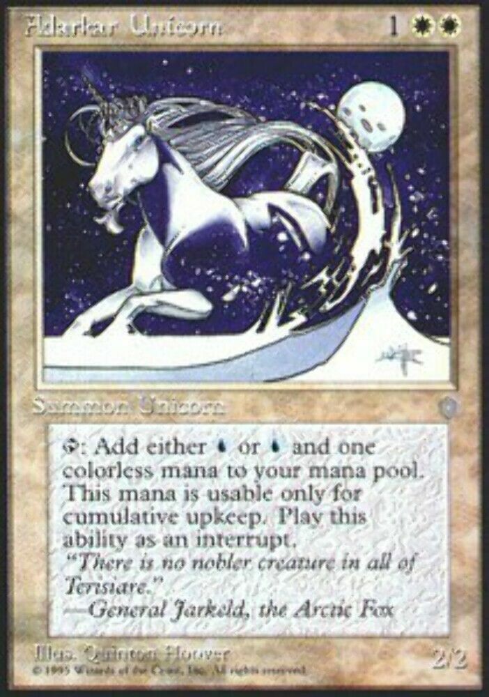 Adarkar Unicorn Ice Age - MTG