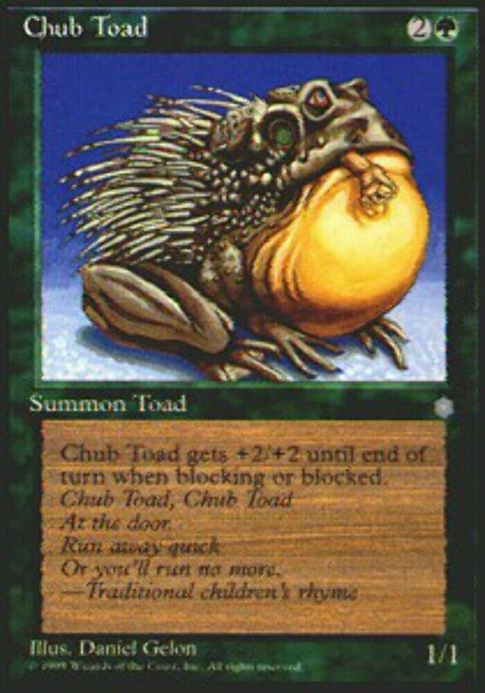 Chub Toad Ice Age - MTG