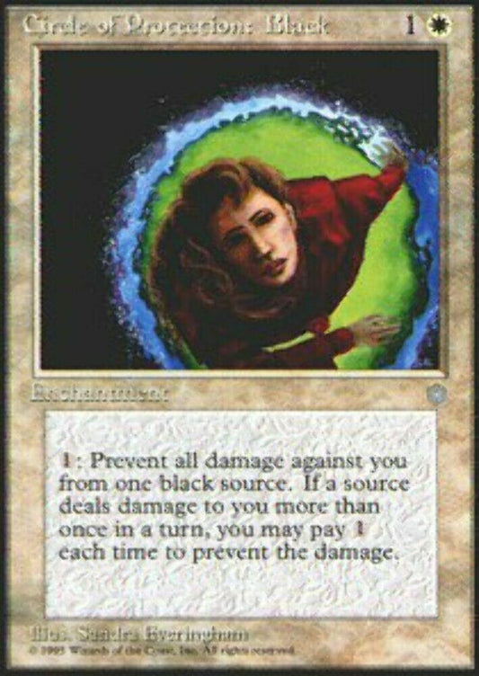 Circle of Protection: Black Ice Age - MTG