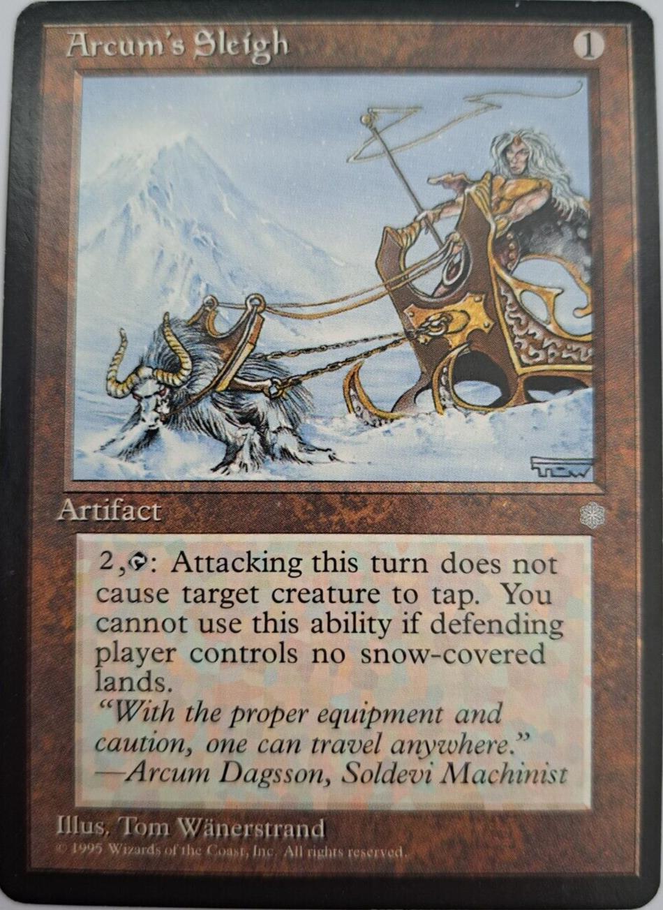 Arcum's Sleigh - Ice Age - MTG