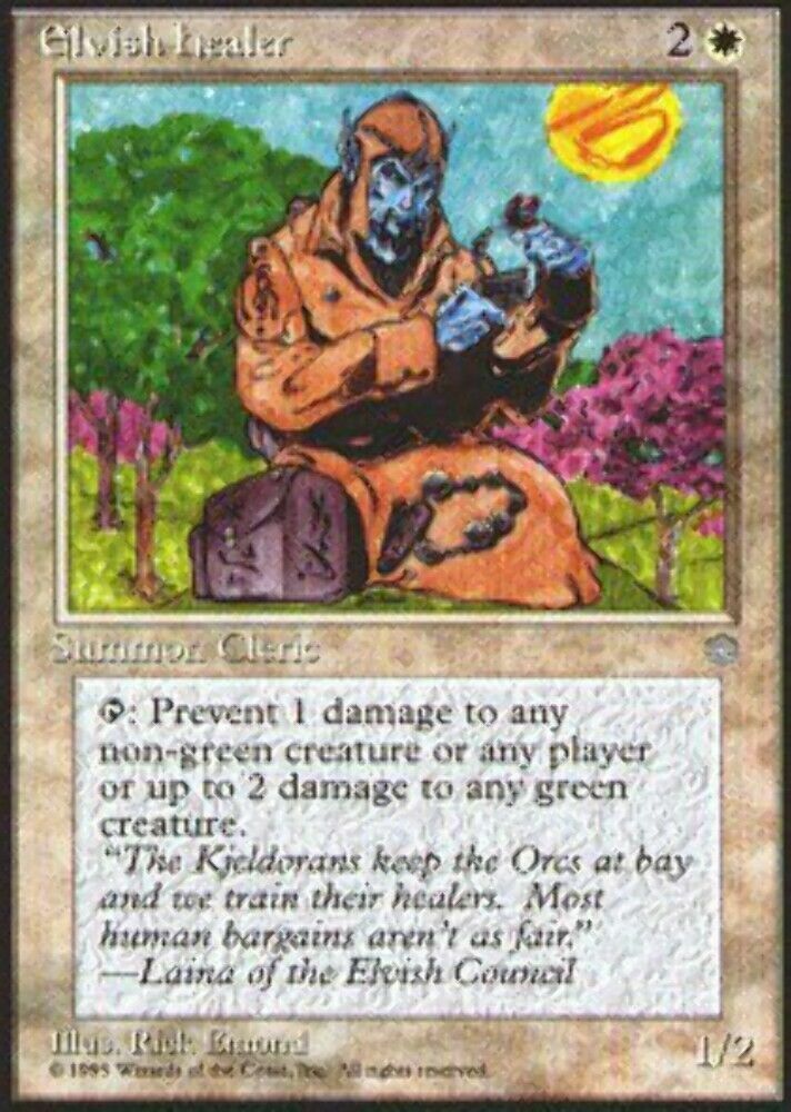Elvish Healer Ice Age - MTG