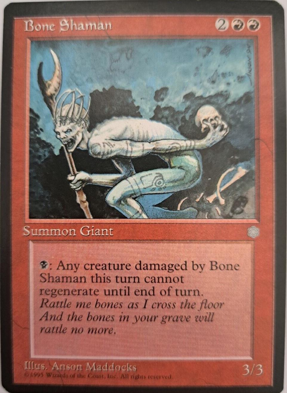 Bone Shaman - Ice Age - MTG