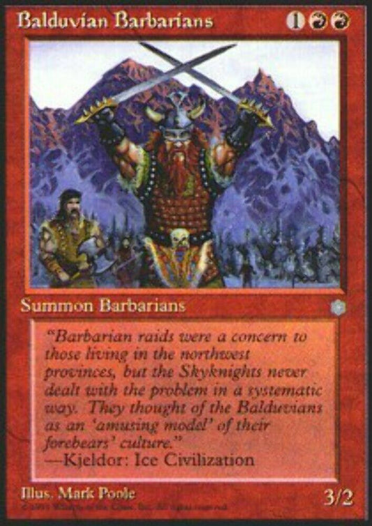 Balduvian Barbarians Ice Age - MTG