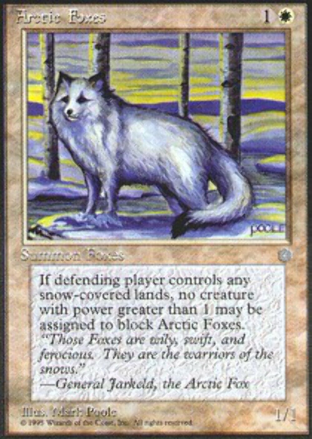 Arctic Foxes Ice Age - MTG