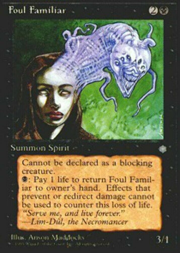 Foul Familiar Ice Age - MTG