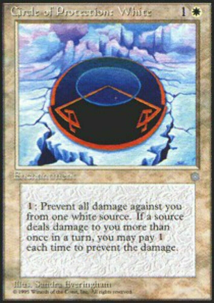 Circle of Protection: White Ice Age - MTG