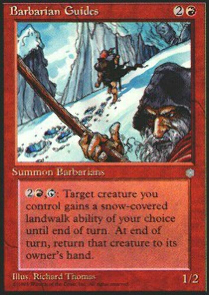 Barbarian Guides Ice Age - MTG
