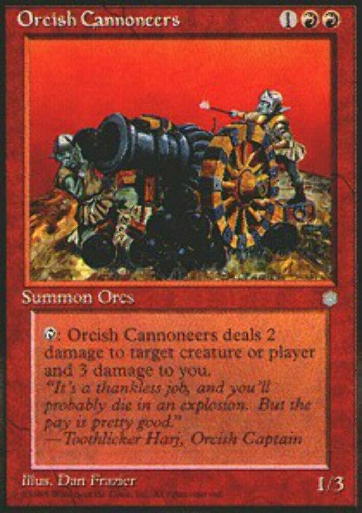 Orcish Cannoneers Ice Age - MTG