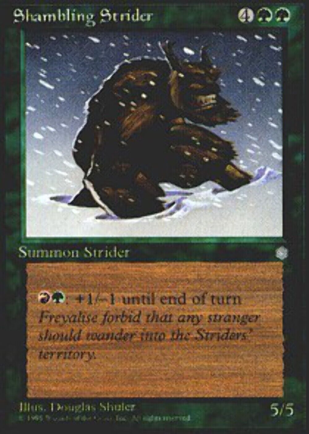 Shambling Strider Ice Age - MTG
