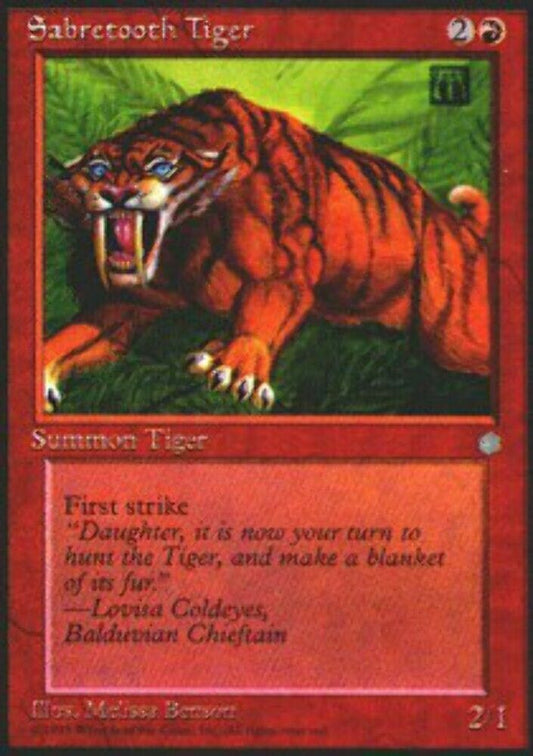 Sabretooth Tiger Ice Age - MTG