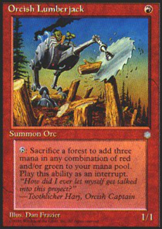 Orcish Lumberjack Ice Age - MTG