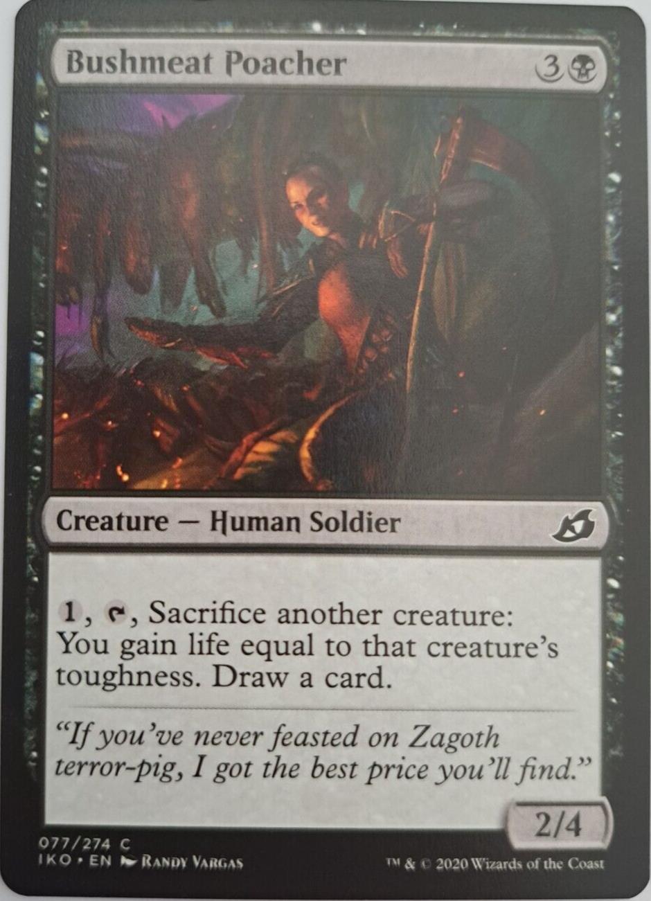 Bushmeat Poacher - Ikoria: Lair of Behemoths - MTG