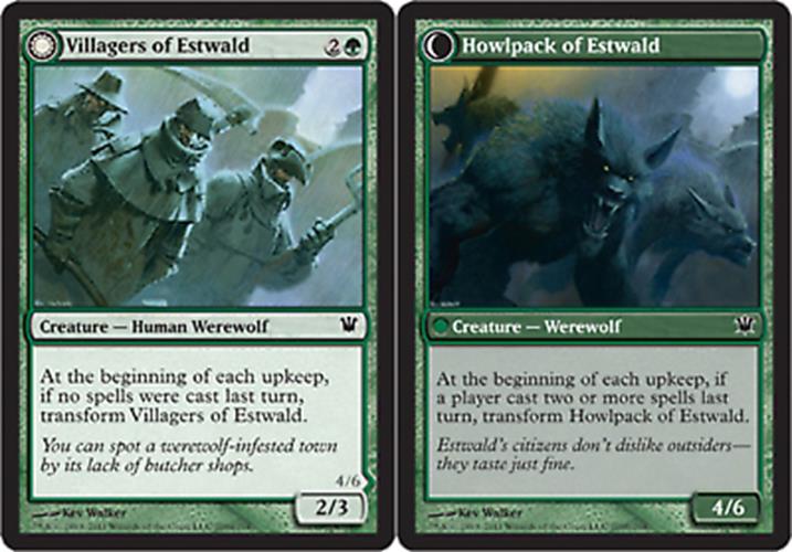 Villagers of Estwald // Howlpack of Estwald Innistrad - MTG