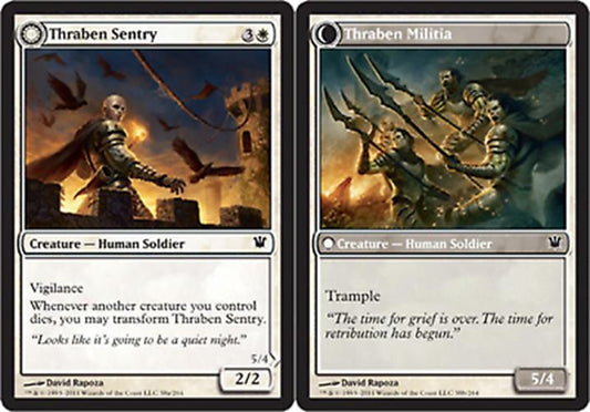 Thraben Sentry // Thraben Militia Innistrad - MTG