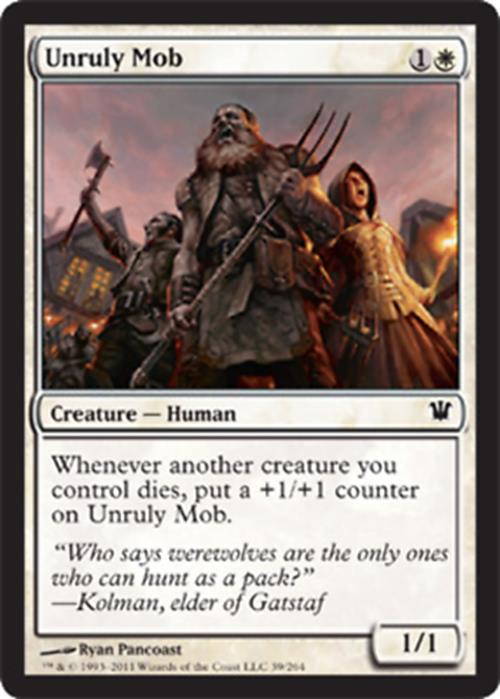 Unruly Mob Innistrad - MTG