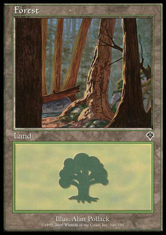 Forest (348) Invasion - MTG