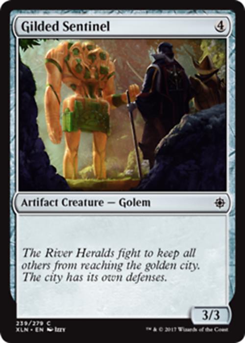 Gilded Sentinel - Ixalan - MTG