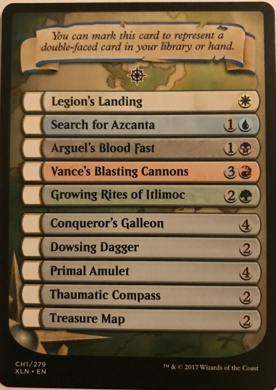 Checklist CH1/279 - Ixalan  - MTG