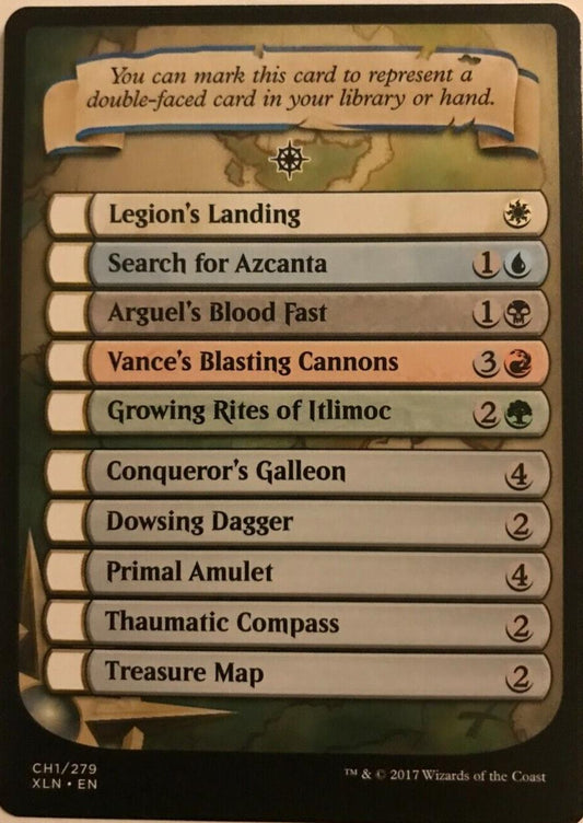 Checklist CH1/279 - Ixalan  - MTG