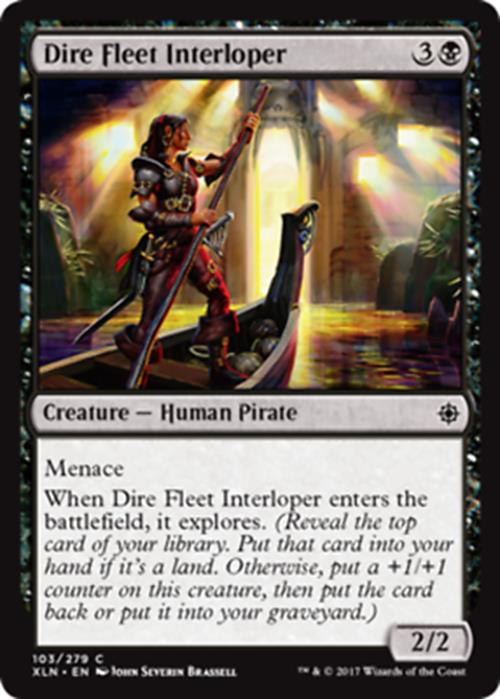 Dire Fleet Interloper - Ixalan - MTG
