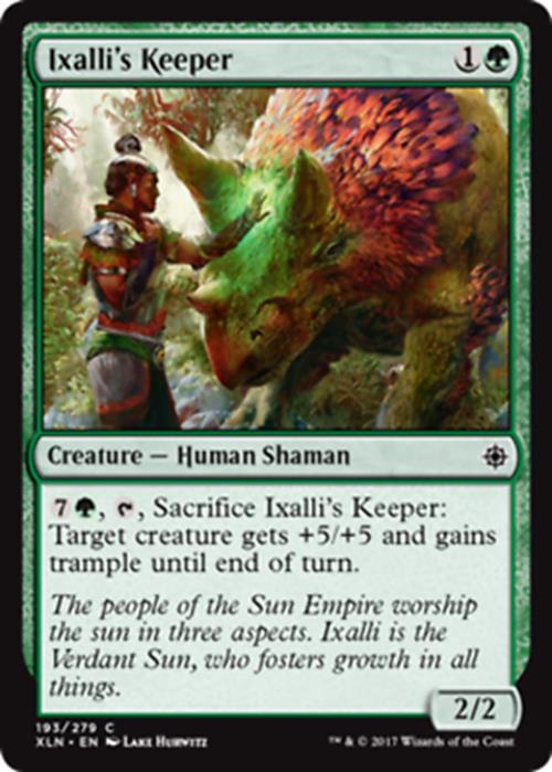 Ixalli's Keeper - Ixalan - MTG